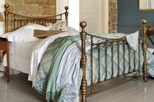 NEW AND SO TO BED LONDON AUSTEN LUXURY VICTORIAN BRASS BED SUPERKING SIZE