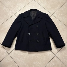 Vintage US Navy Pea Coat Mens