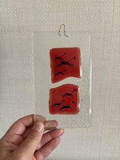 Fused Glass Suncatcher Clear &