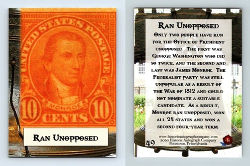 Ran unopposed potus the - ran,