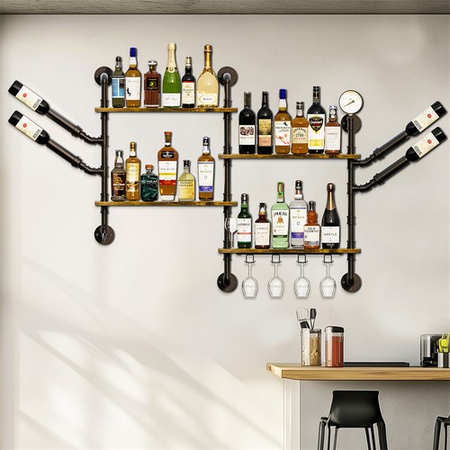 Large wall mounted wine rack - wall,