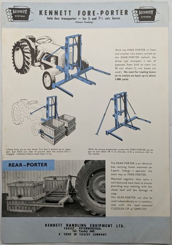 Kennet system fore - kennet, porter