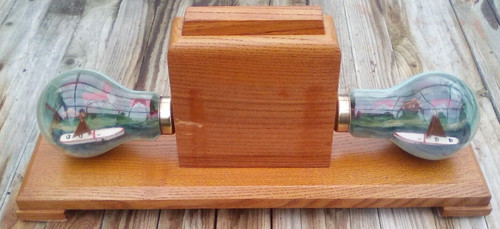 Vintage wooden plinth with