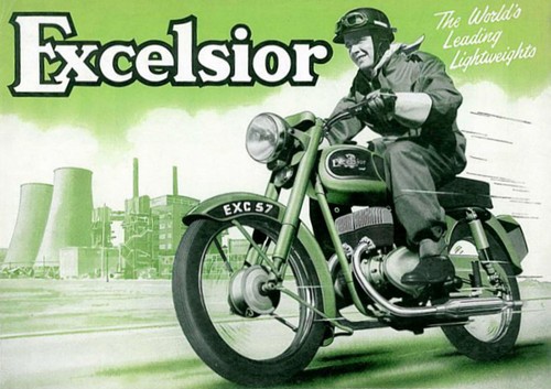 1957 excelsior motorcycle - excelsior,