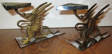 Vintage Brass Winged Dragon