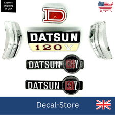 Datsun Sunny 120Y B210 Front Grille Rear Side & Fender Logo Badge Emblem