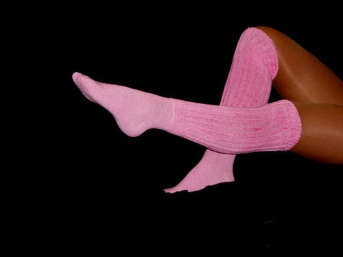 Pink socks slouch - socks,