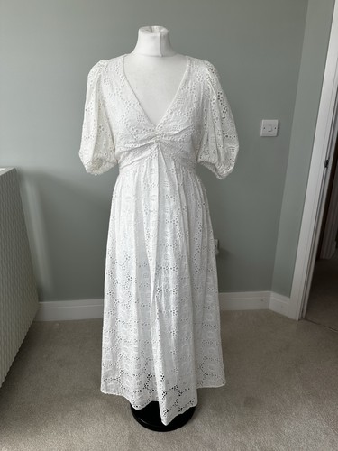 Zara white broderie - , puff