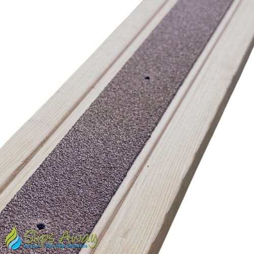 Brown anti slip decking strips - anti-slip,