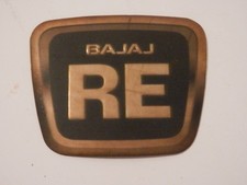 Car Badge. Old Bajaj Rear