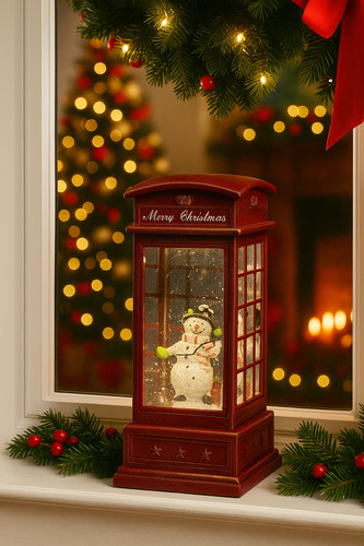 Christmas led snow globe - christmas,