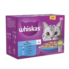 96 x 85g Whiskas 11+ Fish