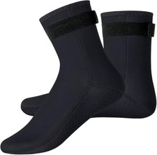 YDQUANI 3mm Neoprene Wetsuit Socks Boots Anti-slip UK 6 6.5 Diving Swimming Medi