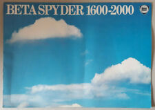 Lancia Beta Spyder Brochure -