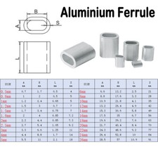 Aluminium Swage Crimps Sleeves