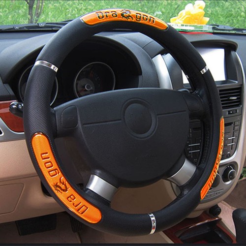 Car leather steering wheel - car,