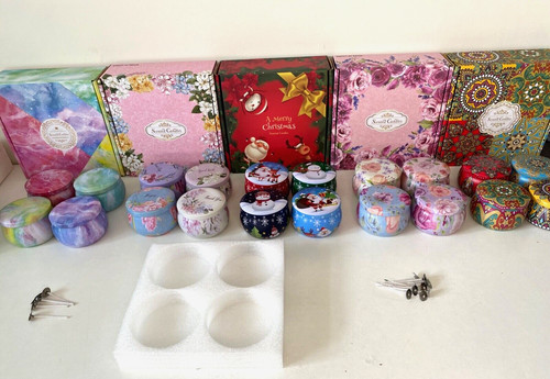 Box sets 39pcs candle making - box,