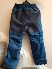 Quechua kids blue warm waterproof trousers. 5-6years. New without tags.