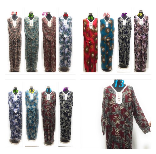 Long sleeve kaftan - long,