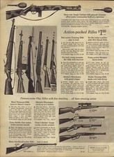 1964 PAPER AD Toy Play Rifle