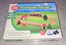 Playtive Wooden Farm Train Set