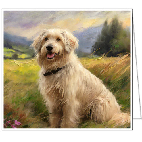 Pyrenean shepherd notecards - pyrenean,