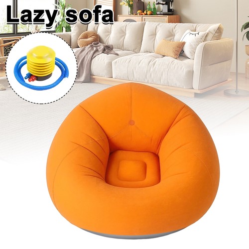 Inflatable bean bag chair with - chair,