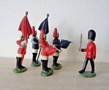 Britains Herald Horse Guards Life Guards & Blues and Royals 5 X Plastic Figures