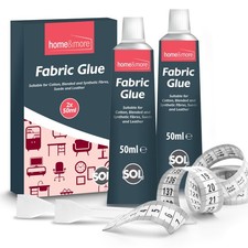 Extra Strong Fabric Glue 50ml | Washable Adhesive Repair Hemming Sewing Textile
