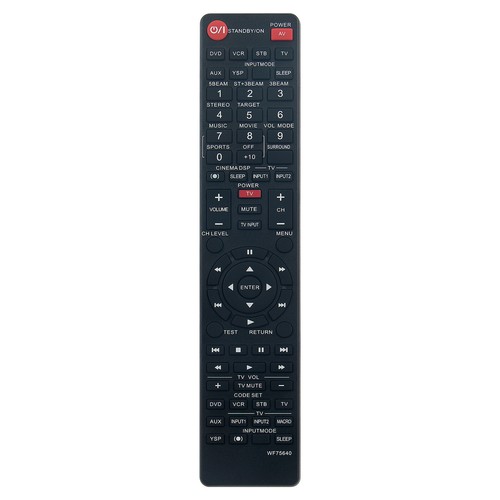 Wf75640 replaced remote for - wf75640,