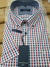 CASA MODA RED/NAVY CHECK