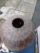 Large clay garden pot - large,