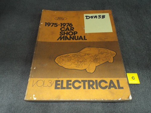 Shop manual electrical 1975 - shop,