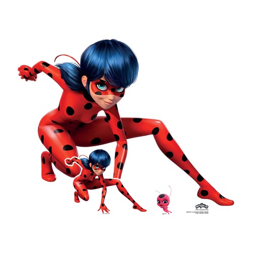 Lady bug crouching miraculous - crouching,