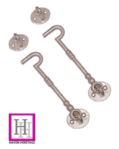 Galvanised cast cabin hook eye - galvanised, hook-eye