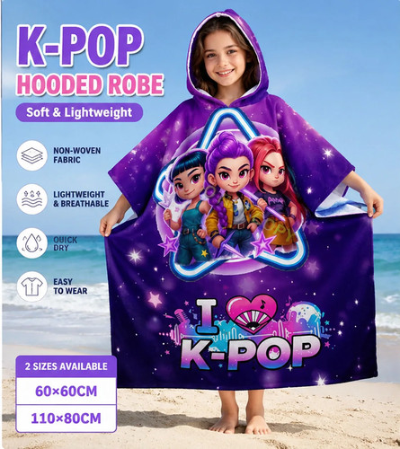 Pop kids hooded beach - kids,