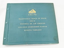 VINTAGE HMV 78RPM RECORD TRADITIONAL SONGS OF SPAIN VICTORIA DE LOS ANGELES