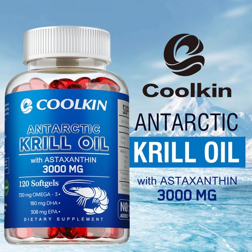 Antarctic krill oil - krill, 3000mg