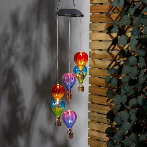 Hot air balloon mobile solar - hot,