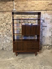 Stunning Rosewood Wall Shelf / Sideboard Cabinet By Greaves & Thomas. Danish/MCM