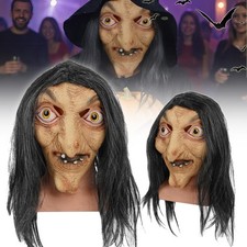 Old Woman Mask Latex Human