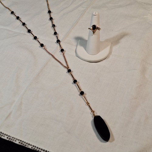 Gold tone avon black - gold,