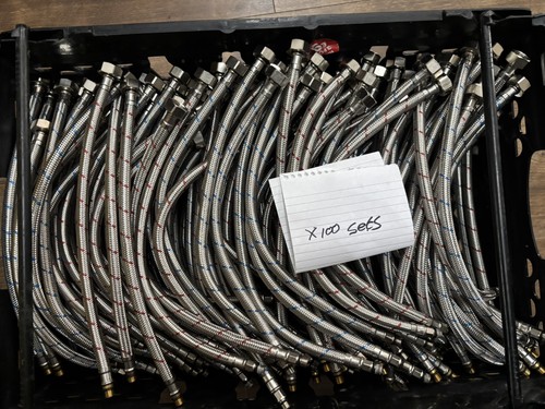 10x sets m10 basin - hose, pipe