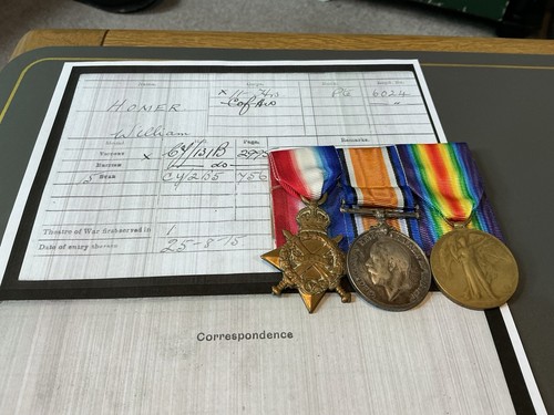Ww1 1915 trio 6024 pte - ww1,