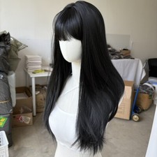 Black Costume Wigs With Fringe
