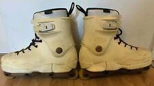 Razors Cult White Copper Aggressive Inline Skates -Boot UK 10-Liners 9 GCframes 