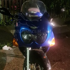 For Suzuki Katana 600 750 Motorcycle Rearview Mirrors LED Turn Signal Indicator