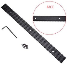 Long 257 X 20mm Picatinny/Weaver Rail Mount Base 25 Slots Scope Mounts Tactical