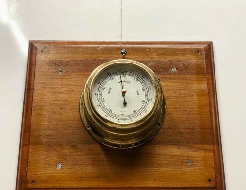 Antique german ship barometer - antique,