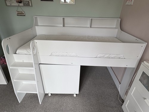 White mid sleeper single - mid,